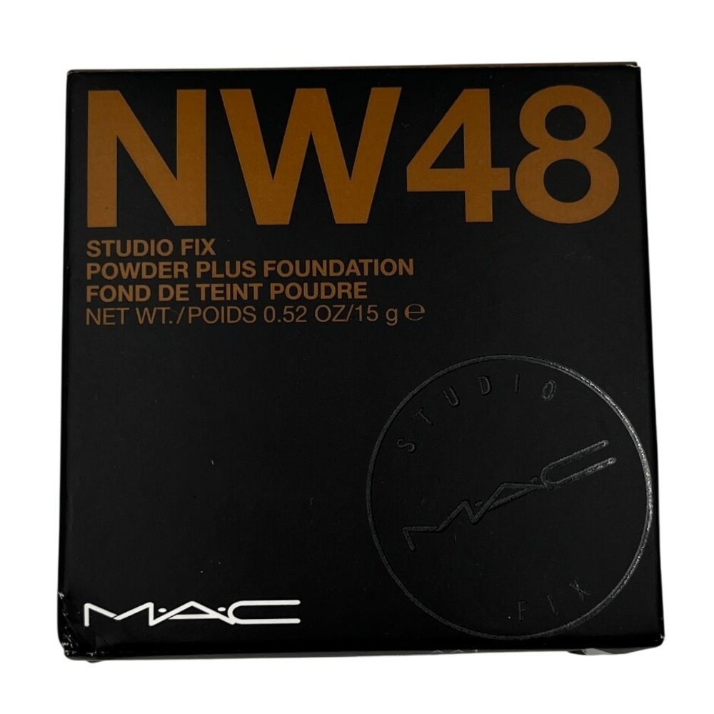 MAC Studio Fix Powder Plus Foundation NW48 0.52oz New Matte Full Coverage